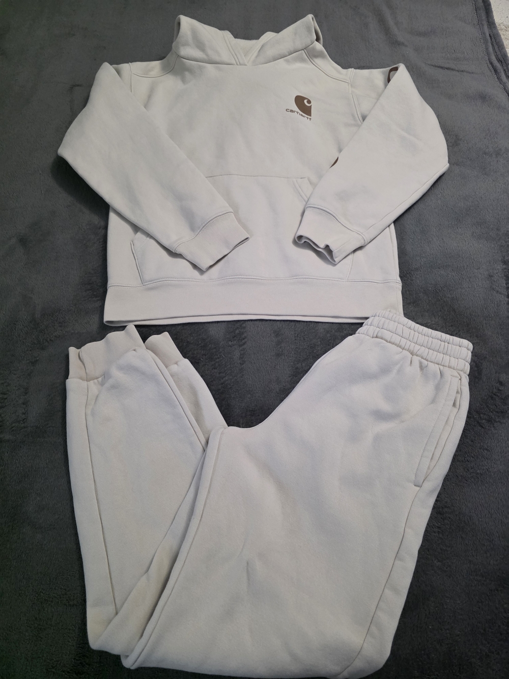 Carhartt Kids Cream Hoodie & Jogger Set